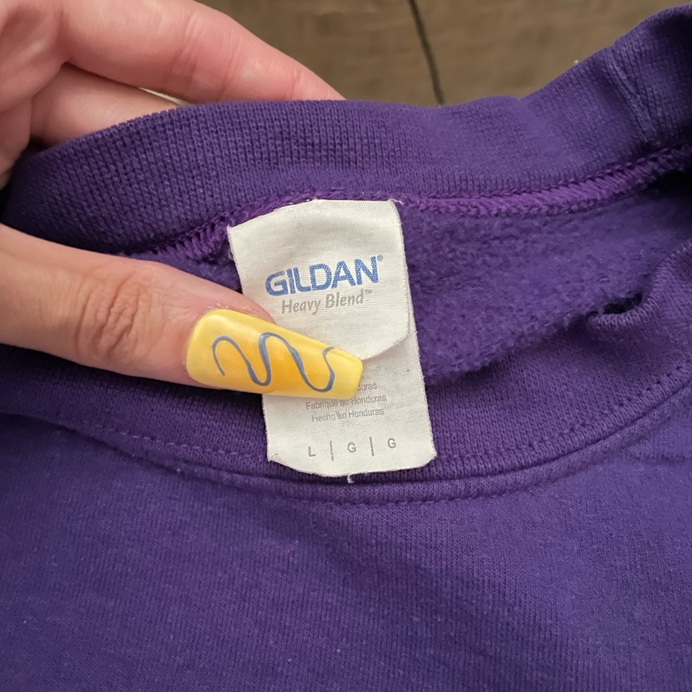 Number 5 Codename: Kids Next Door Purple Crewneck Sweatshirt - Picture 5 of 6